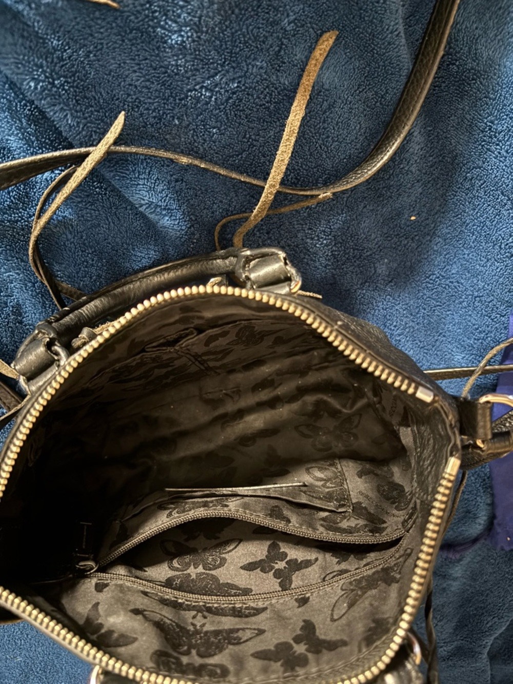 Rebecca Minkoff Micro Moto Leather Satchel - Picture 4 of 9